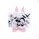 Dandelion and bird Pattern Scrapbooking Decorating Rubber Stamp Clear Stamps 3C