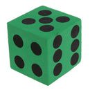 12pcs Foam Playing Dice - Random Colors / Features Black Solid Dots--Safe a C1I7
