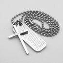Women's Necklace With Cross Charm Embellishment Pendant - Gift Fashion