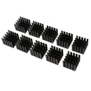 Set Of 10 Aluminum Heatsinks For Triode, IC, PCB, LED Transistor, Size