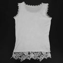 White Feminine Lace Blouses New Casual Women Summer Dress Women's Width Str