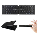 Sized Mini Foldable Bluetooth Keyboard for Tablet Smartphone (Black)