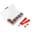 242pcs/set Car A/C Air Conditioning R134a Valve Cores+ Remover Tool Kit