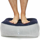 Inflatable Foot Rest Pillow Cushion Air Travel Office Home Leg Footrest R BVY