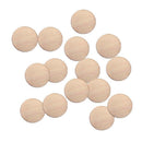 50pcs 30mm Unfinished Wooden Round Discs Embellishments Rustic Art Crafts DIY