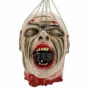 Halloween Props Hanging Bloody Dead Man Evil Head Latex Horror Haunted Scar