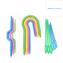 13X 3 Sets ABS Plastic Knit Cable Stitch Knitting Needles Smooth Crochet Hook JR