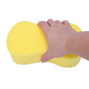 Yellow Soft Sponge Car Wagon Washing Cleaning Glass Seat Cushion 23g G5Q4