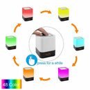 Touch-Control Bedside Lamp with Wireless Bluetooth Speaker, Table Alarm Clo