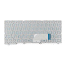 Spanish Letter Layout Keyboard for Lenovo Ideapad 100S-11IBY White Color