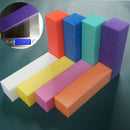 5 X Square Sponge Nail File Art Buffer Buffing Sanding Nail Exquisite Utensil