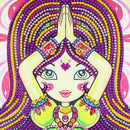 5D DIY Special Shaped Diamond Painting Girl Cross Stitch Mosaic Kit Decor