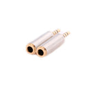 2pc Headphone Converter Plug 2.5mm Male to 3.5 mm Female audio Stereo Adapter MO
