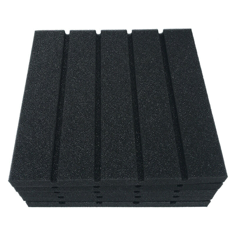 6pcs Recording Studio Soundproofing Acoustic Panels Foam Thick Sponge Light