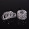 6Pcs Elastic Girl Clear Rubber Telephone Wire Hair Ties Hairband Rope Ties