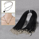 100x Korean Waxed Necklace Braid Cord Findings Lobster Clasp DIY Gift Wholesale