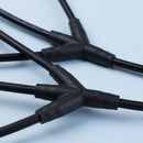 1Pair of Y type (1 to 3) mc4 solar panel branch cable connectors high quality!e