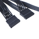 SATA 15Pin 1 to 5 SATA hard drive power line hard disk expansion line 3C