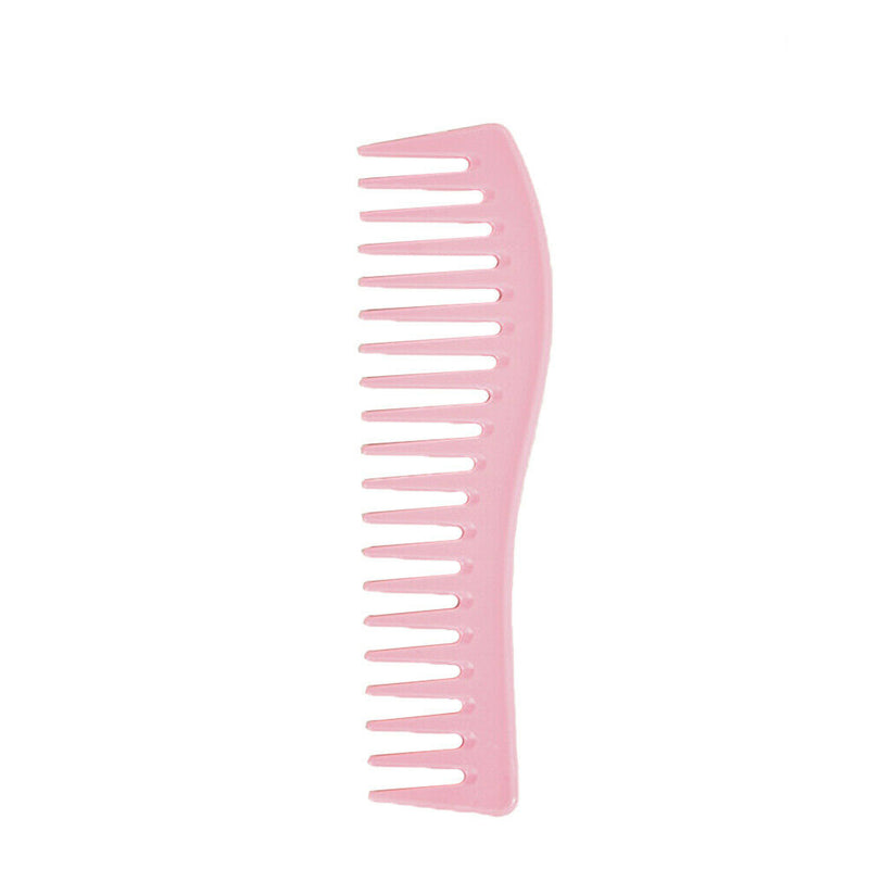 Hairdressing Comb Hair Styling Hand Grip Comb Hair Salon Tools (Pink) A