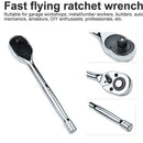 Craftsman 3/8" Drive Ratchet Socket Wrench 45T Full Tool Quick Release Poli A3A5
