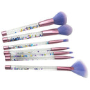 7pcs Makeup Brushes sets with Bag Crystal Makeup Brush kits Eyeshadow Conto