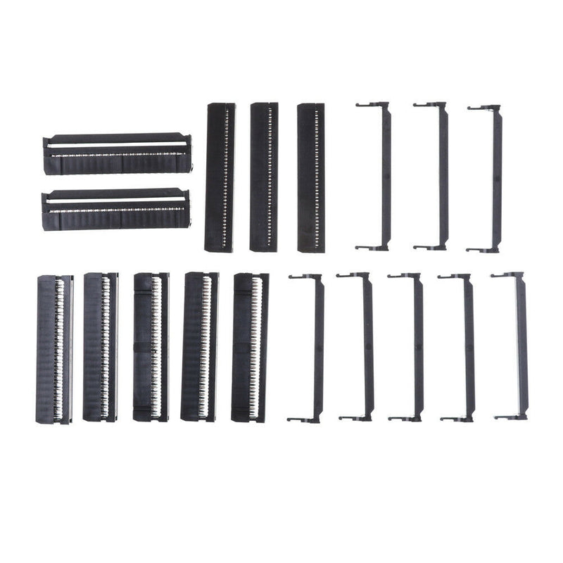 10Pcs FC-40P Dual Row 40 Pin IDC Socket Connector Female Header 3C
