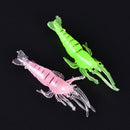 10pcs 4.8cm Shrimp Soft Prawn Tackle  Saltwater Bass Fishing Lures NO Hook OZ