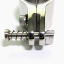 316 Stainless Steel Top Pipe Eye End Cap Fittings Hardware Canopy Tube End for