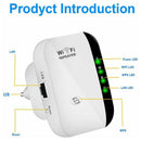 300Mbps Wireless WiFi Repeater Signal Super Booster Amplifier Range Extender