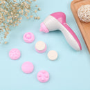 Brush Head 6 In 1 Cleanser Face Wash Facial Soft Cleansing Electric Massager3C