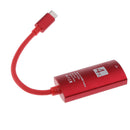 Aluminium USB Type C Male to HDMI 1080P HD HDTV Convert Cable Adapter Red