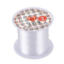 Jewelry Beading Thread 0.3mm Dia. Clear Nylon Fishing Line Spool 17 Lbs M7F1