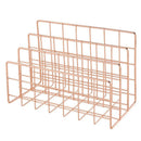 Mail Organizer, 3-Slot Mail Holder, Metal Wire Mail Sorter for Letters, Mai