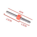 3.175mm Carbide Tungsten Corn Cutter cutting PCB milling bits CNC router bits JR