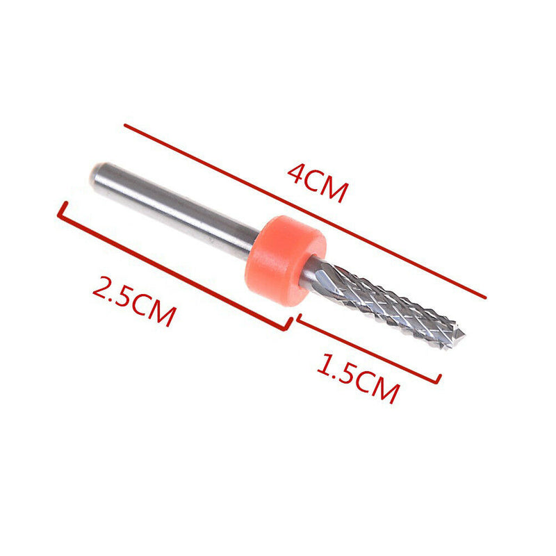 3.175mm Carbide Tungsten Corn Cutter cutting PCB milling bits CNC router bits JR