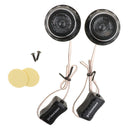 Universal Car Audio Stereo Speaker With Subwoofer Tweeter Black Excellent Timbre