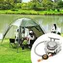 Portable Outdoor Stove Camping Cooking Hiking BBQ Supplies Heater Mini Gas I4P6