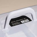 Makeup Organizer Nail Art Storage Box Handheld Desktop With Handle Double Layer