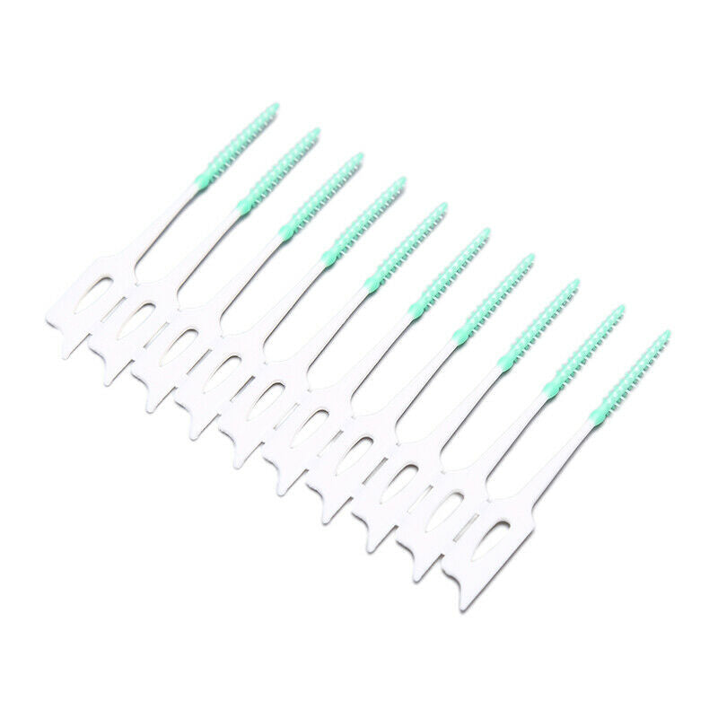 Interdental Teeth Stick Brush 40pcs Oral Clean Care Picks Dental   BrushB Gw