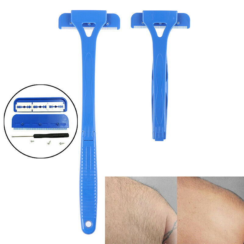 Back Hair Shaver Man Groomer Razor Body Trimmer Body Leg Razor Long Handle-Razor