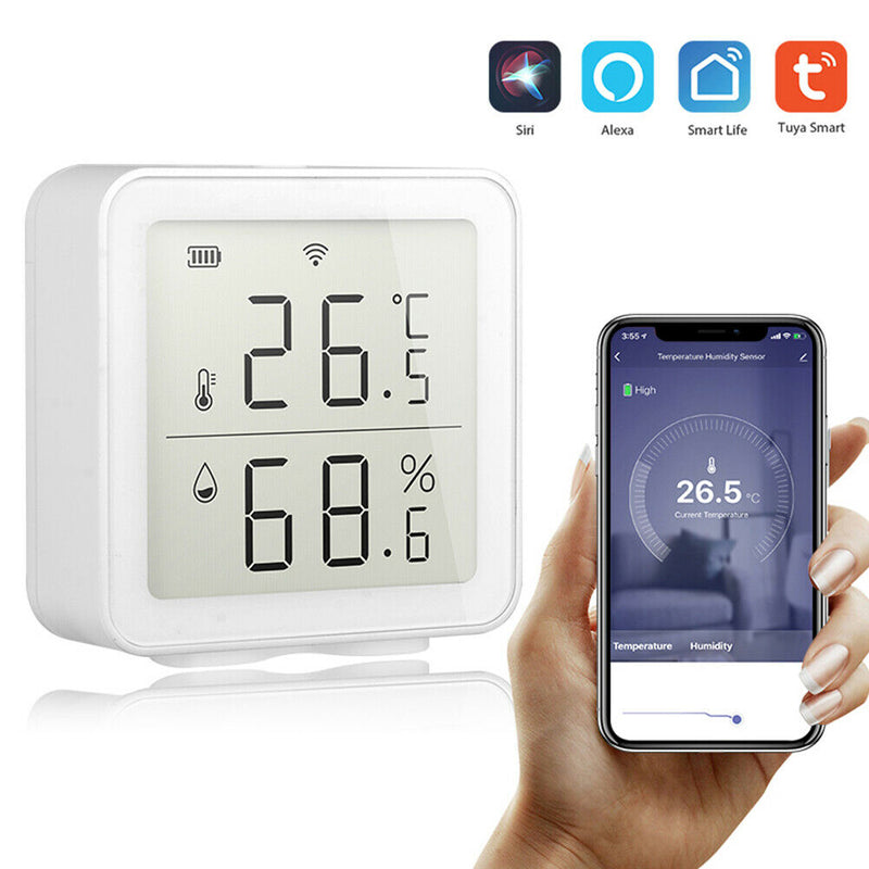 WiFi Temperature Humidity Detector APP Phone Remote 2.4GHz Air Quality Analyzer