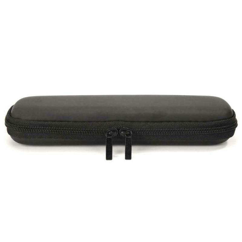 Black Zipper Pencil Case EVA Stationery Pouch Earphone Makeup Storage Bags