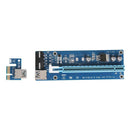 PCI-E 1X to 16X Extender Riser Card 4Pin USB3.0 Cable for Mining