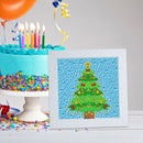 DIY Full Drill Diamond Painting Christmas Tree Embroidery Set with Frame