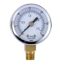 1x Hydraulic Liquid Filled Pressure Gauge 0~30 psi For Air Compressor Oil Gas AU