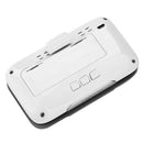Led Digital Alarm Snooze Clock Voice Control Time Display Large 5Inch Scree
