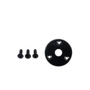 Metal Round Jack Plate Guitar Output Jack Plug Socket for Guitar Bass Black