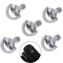 5pcs 1/4 Camera Screw For Quick Release Plate Folding D-Ring Tripod Adap JR