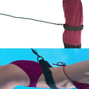 Swim Training Belts Resistance Belt Swim Exerciser Belt Tether Rubber 3 Meters.