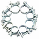 Assorted Box of Mini Hose Clips 7 - 17mm Qty 110 Clamps Jubilee Hose Clip C